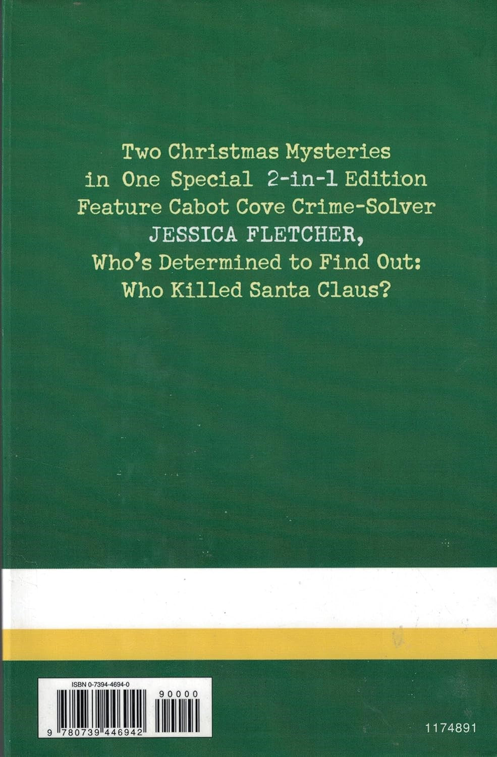 Livre A Very Merry Murder, She Wrote - Jessica Fletcher (Livre d'occasion) - ISBN 0739446940