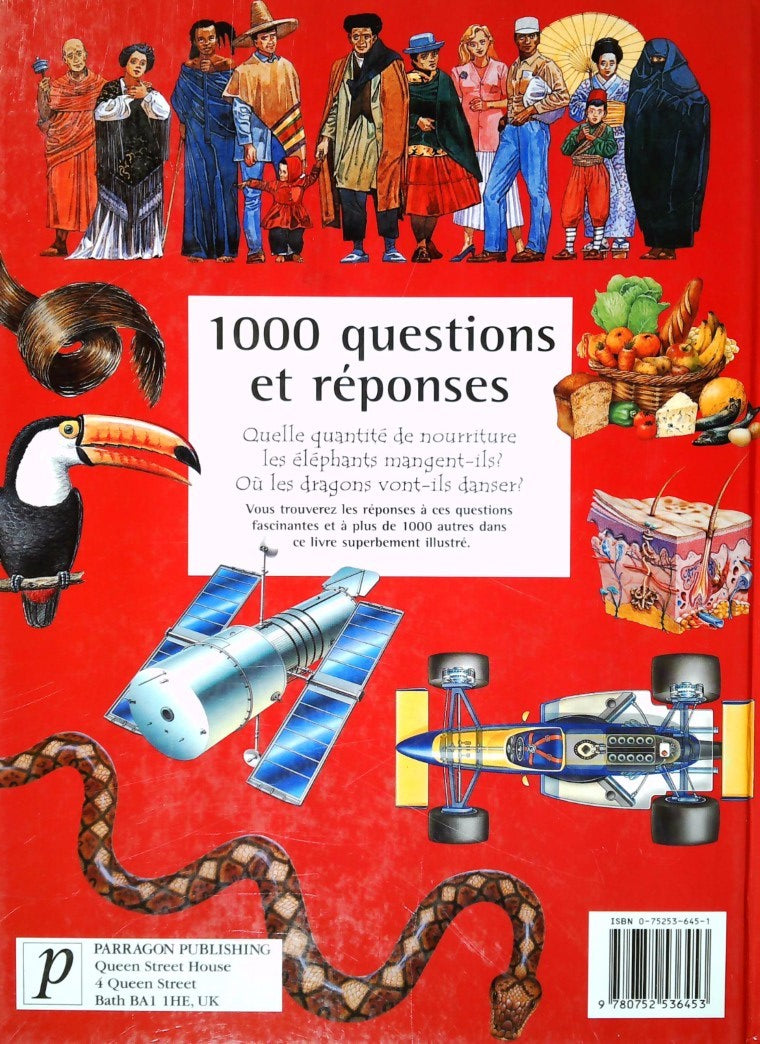 Livre 1000 Questions et réponses : Des faits passionnants sur tout ce qui vous intéresse, ou pres...