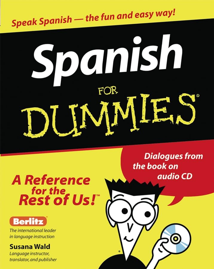 Livre Spanish For Dummies (With Audio CD) - Susana Wald (Livre d'occasion) - ISBN 0764551949