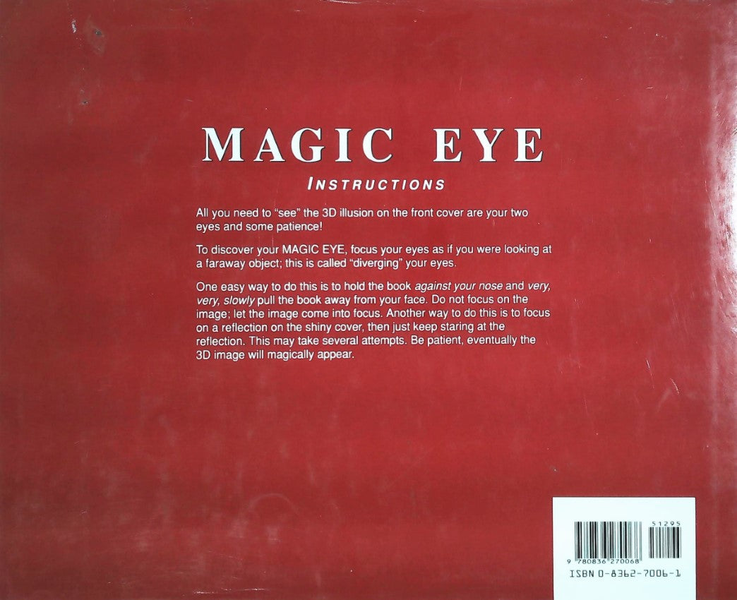 Livre Magic Eye: A New Way of Looking at the World (Collectif) (Livre d'occasion) - ISBN 0836270061