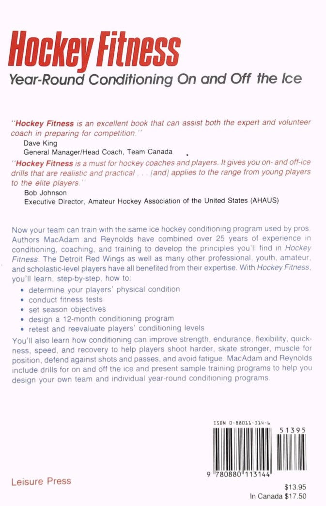 Livre Hockey Fitness: Year Round Conditioning on and Off the Ice - Don Macadam (Livre d'occasion)...