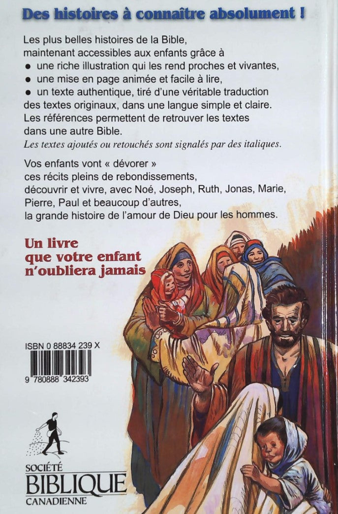 Livre La Bible pour enfants - José Pérez Montero (Livre d'occasion) - ISBN 088834239X