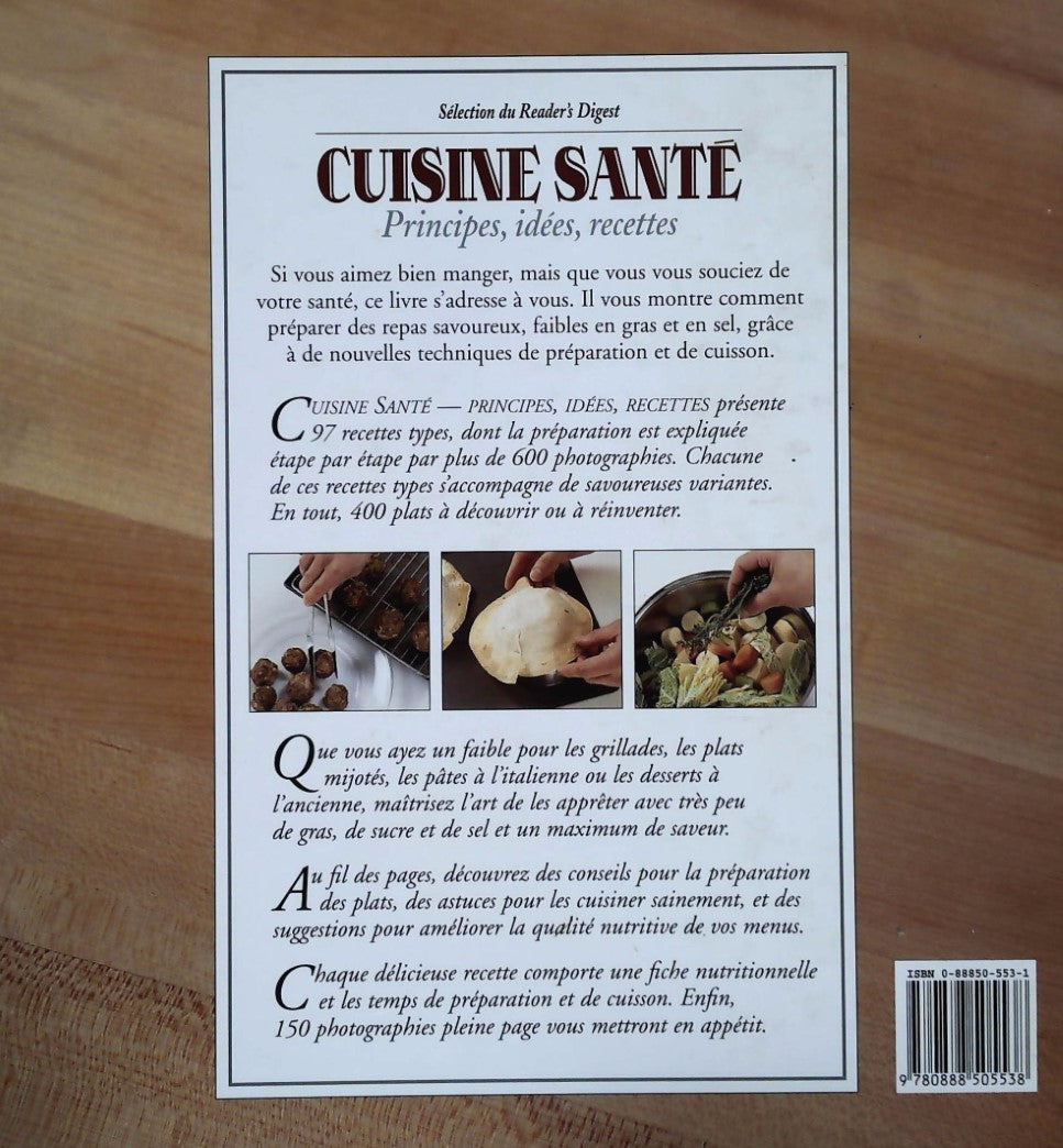 Livre Cuisine santé : Principes, idées, recettes - Collectif (Livre d'occasion) - ISBN 0888505531