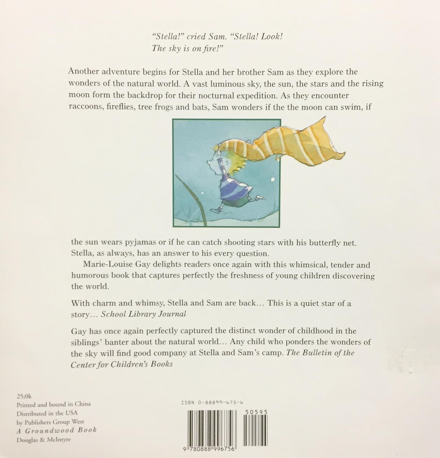 Livre Stella Princess of the Sky - Marie-Louise Gay (Livre d'occasion) - ISBN 0888996756