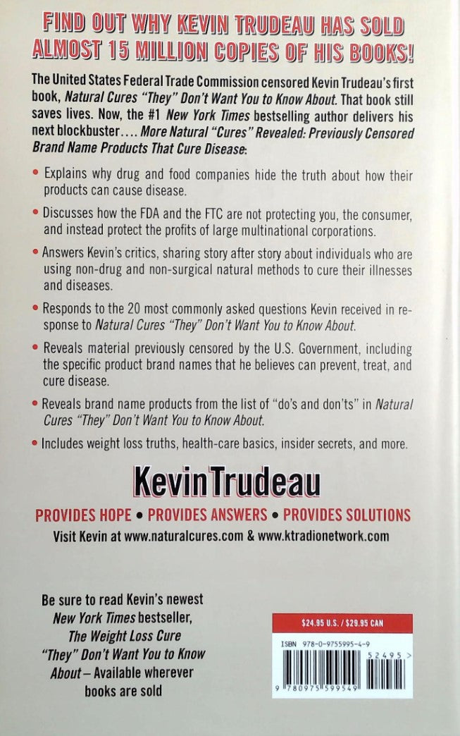 Livre More Natural "Cures" Revealed - Kevin Trudeau (Livre d'occasion) - ISBN 0975599542