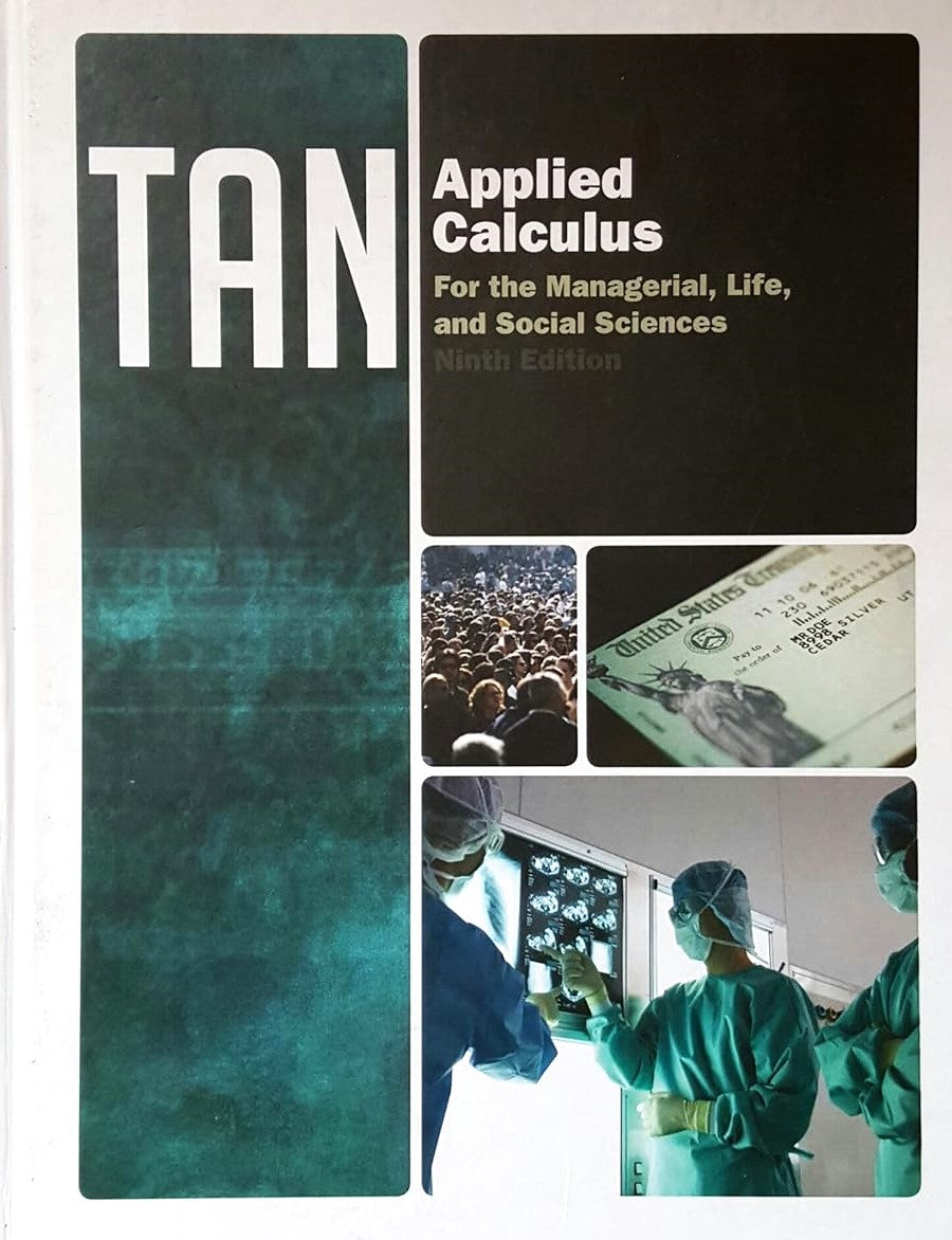 Livre Applied Calculus For The Managerial, Life, and Social Sciences (9th Edition) - Soo T. Tan (...