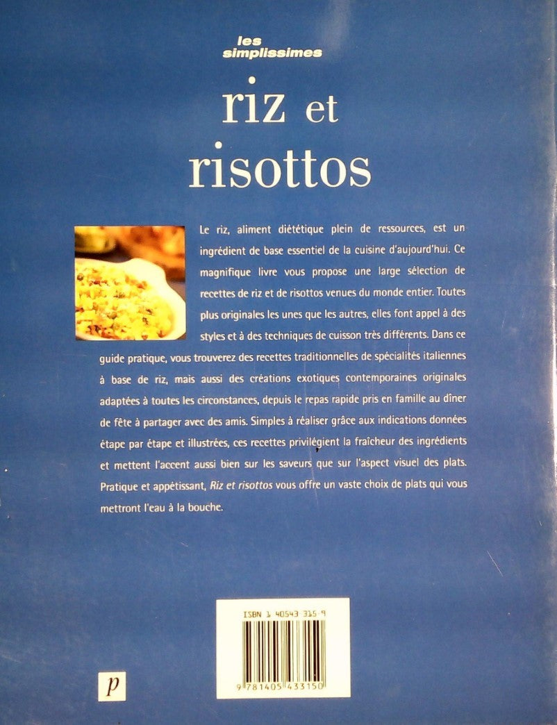 Les simplissimes : Riz et risottos