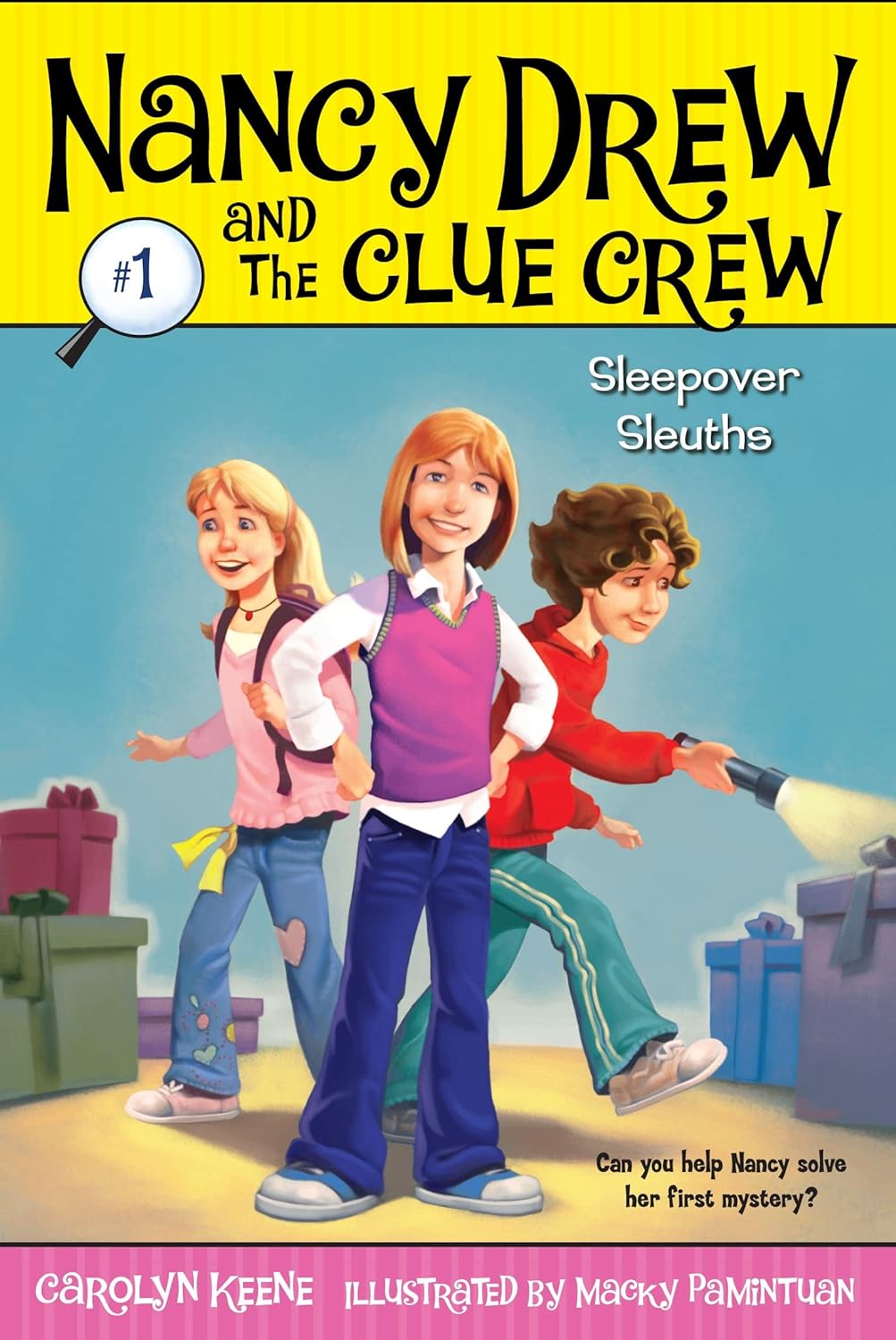 Nancy Drew and the Clue Crew # 1 : Sleepover Sleuths - Carolyn Keene