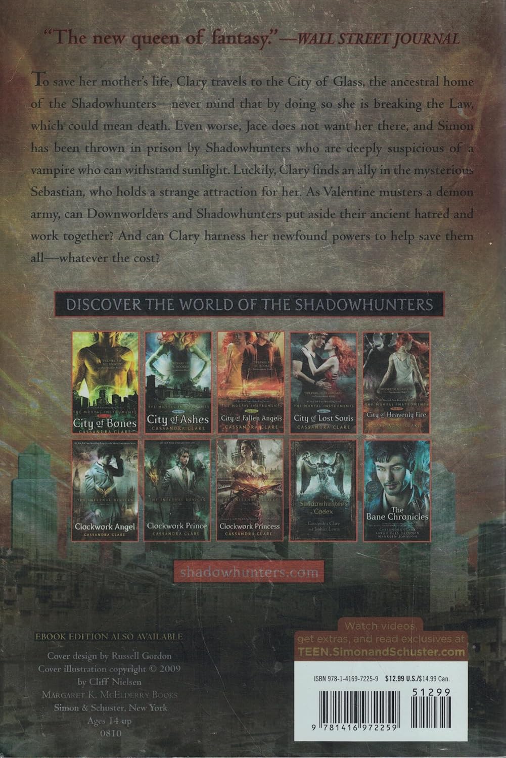 The Mortal Instruments # 3 : City of Glass (Cassandra Clare)