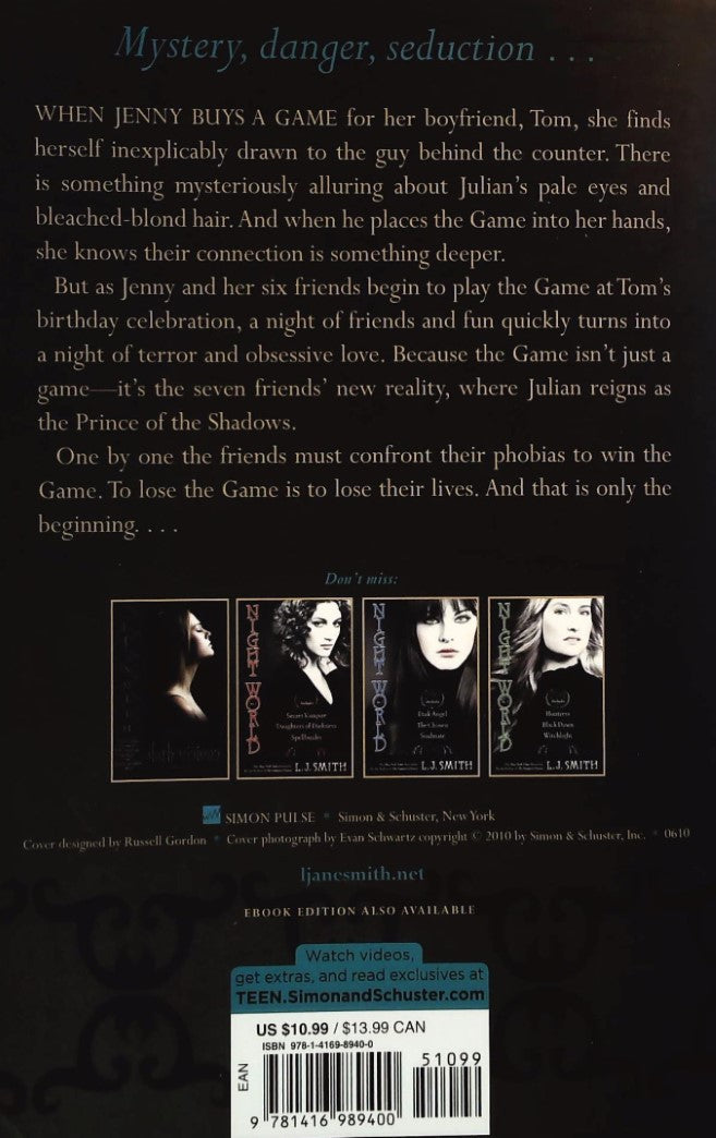 Livre The Forbidden Game - L.J. Smith (Livre d'occasion) - ISBN 1416989404
