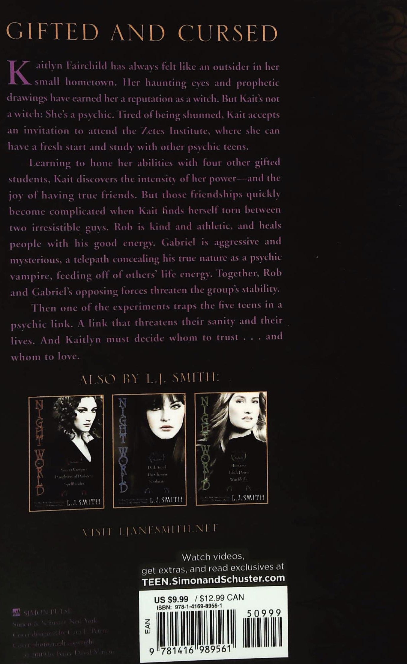 Livre Dark Visions - L.J. Smith (Livre d'occasion) - ISBN 1416989560