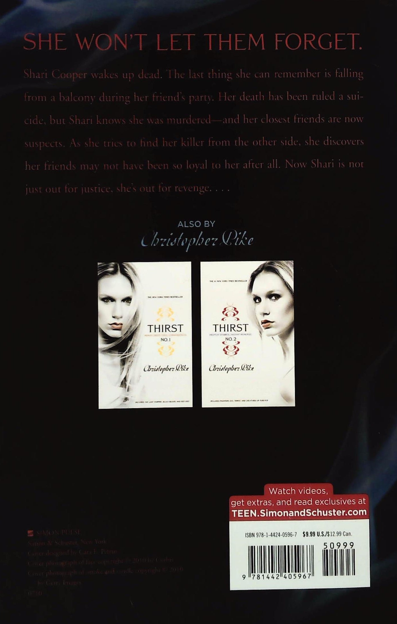 Livre Remember Me; The Return; The Last Story - Christopher Pike (Livre d'occasion) - ISBN 144240...