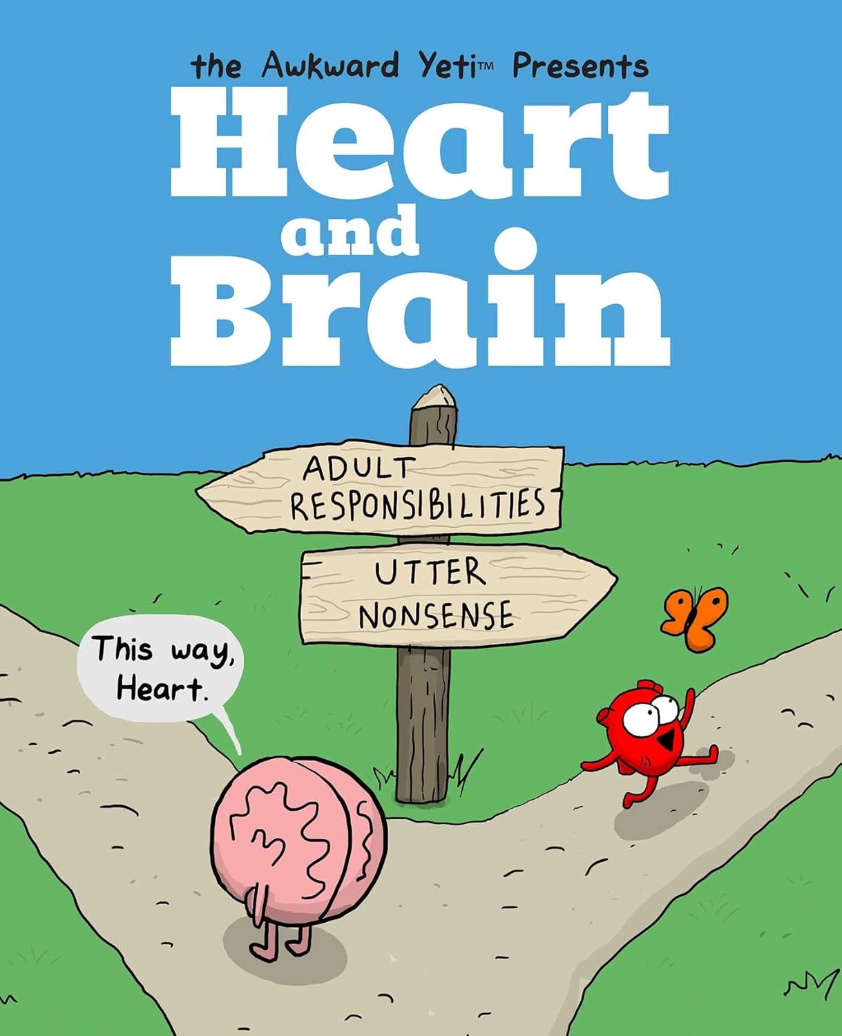 Livre Heart and Brain: An Awkward Yeti Collection (Volume 1) - The Awkward Yeti (Livre neuf) - IS...