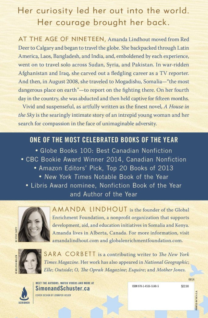 Livre A House in the Sky: A Memoir - Amanda Lindhout (Livre d'occasion) - ISBN 1451651481