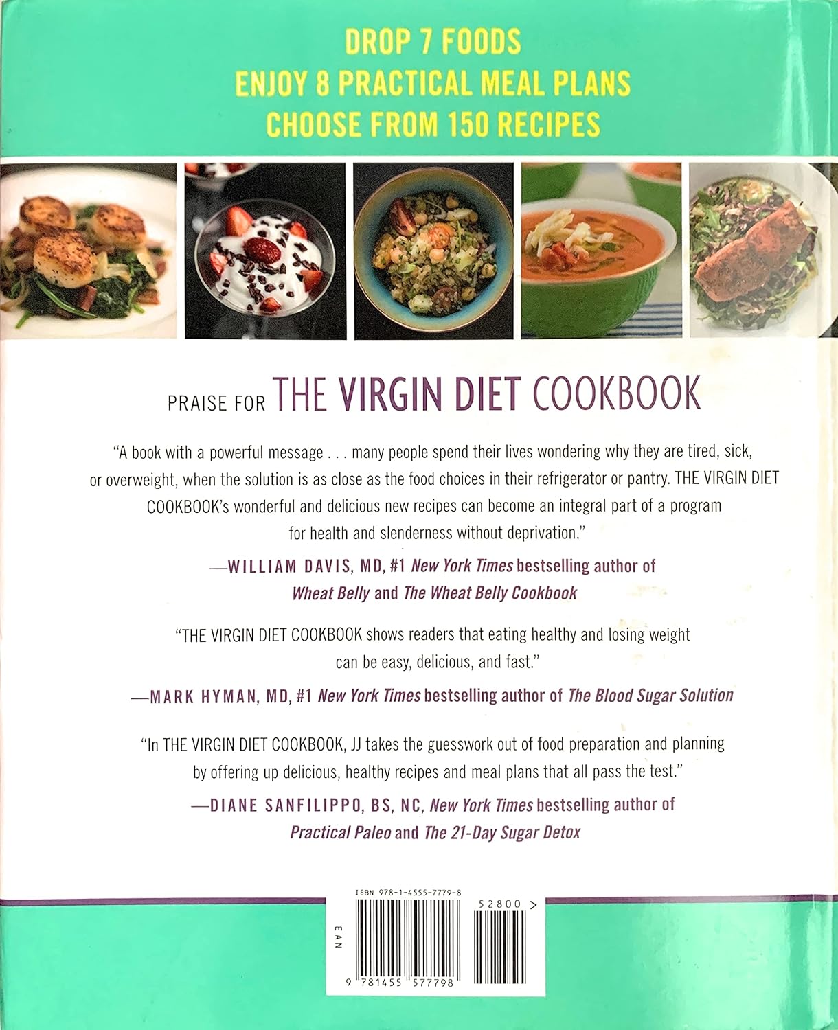 Livre The Virgin Diet Cookbook: 150 Easy and Delicious Recipes to Lose Weight and Feel Better Fas...