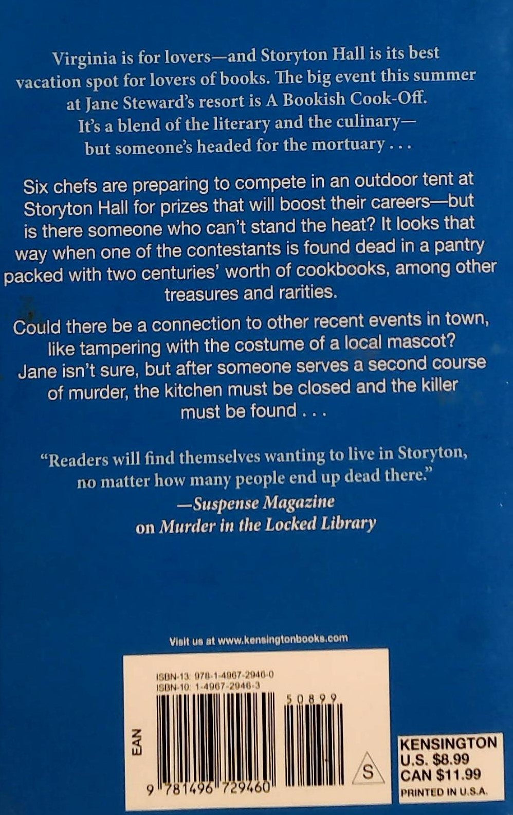 Livre Murder in the Cookbook Nook - Ellery Adams (Livre d'occasion) - ISBN 1496729463