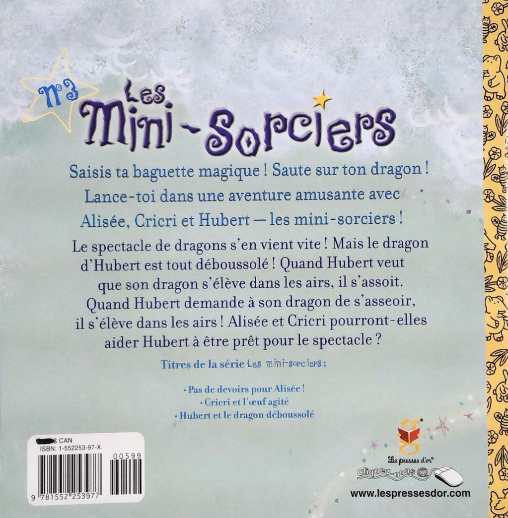 Livre Hubert et le dragon déboussolé - Tracey West (Livre d'occasion) - ISBN 155225397X