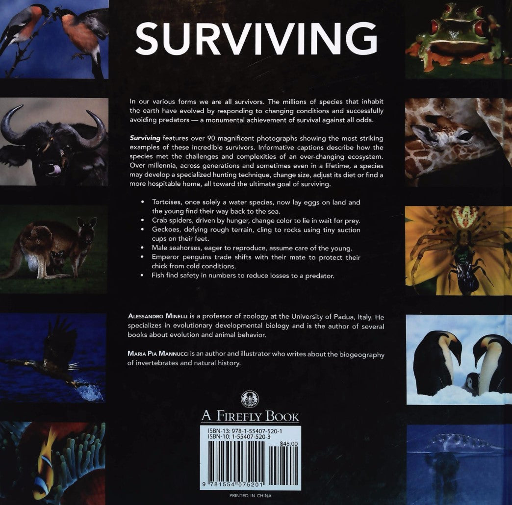 Livre Surviving : How Animal Adapt to their Environnements - Allensandro Minelli (Livre d'occasio...