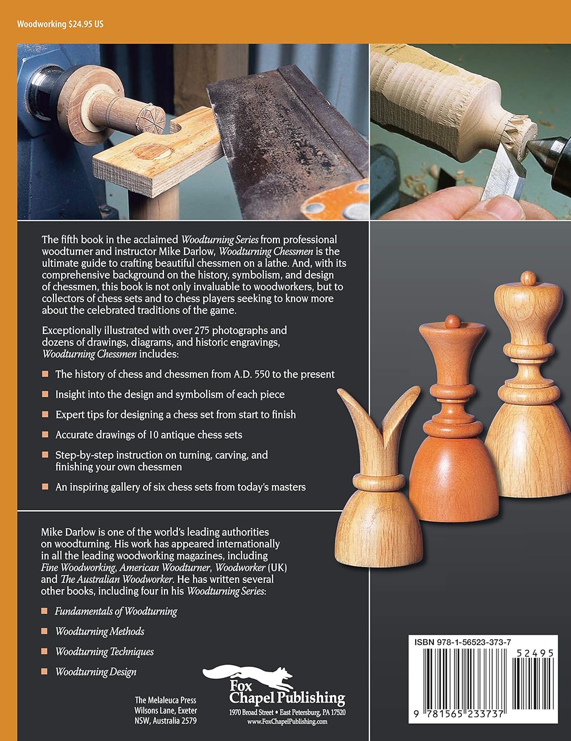 Livre Woodturning Chessmen - Mike Darlow (Livre d'occasion) - ISBN 1565233735