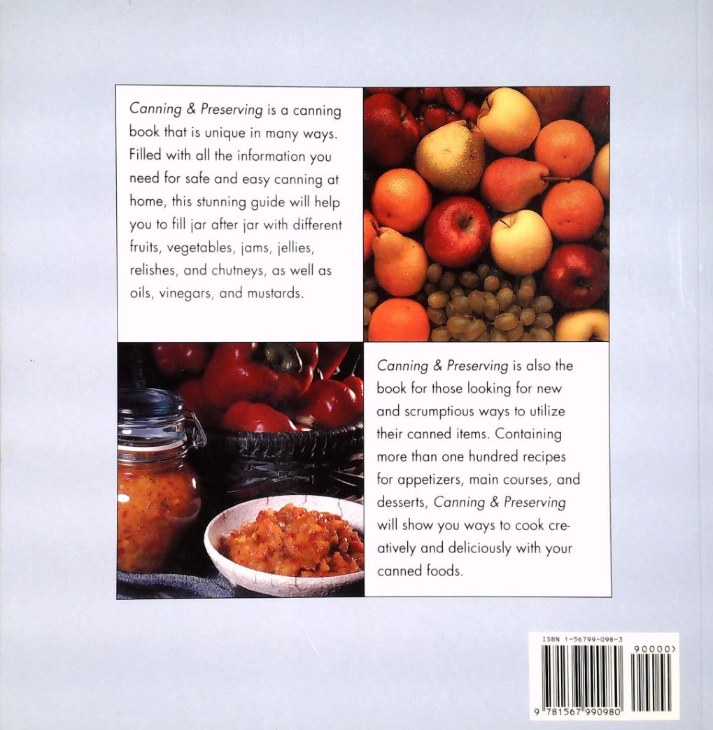 Livre Canning & Preserving - Linda Ferrari (Livre d'occasion) - ISBN 1567990983