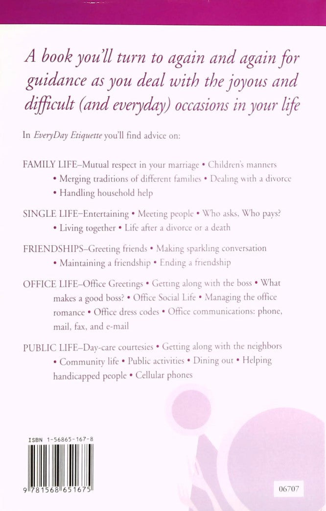 Livre EveryDay Etiquette: A Practical Guide to Modern Manners - Grace Fox (Livre d'occasion) - IS...