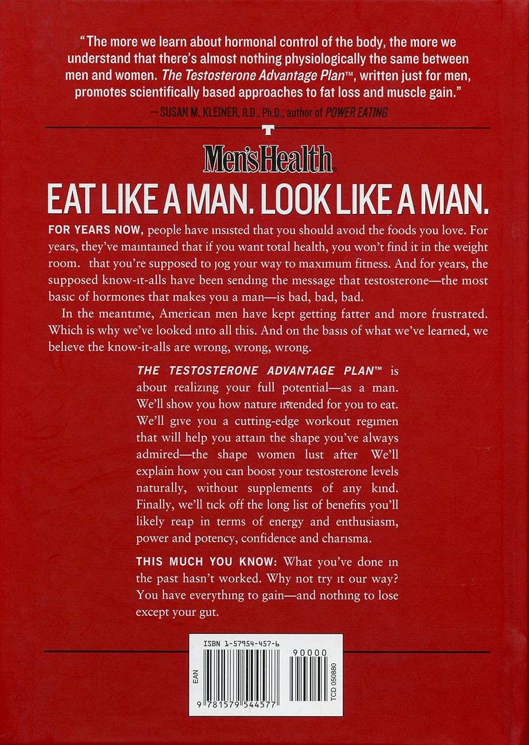 Livre The Testosterone Advantage Plan - Lou Schuler (Livre d'occasion) - ISBN 1579544576