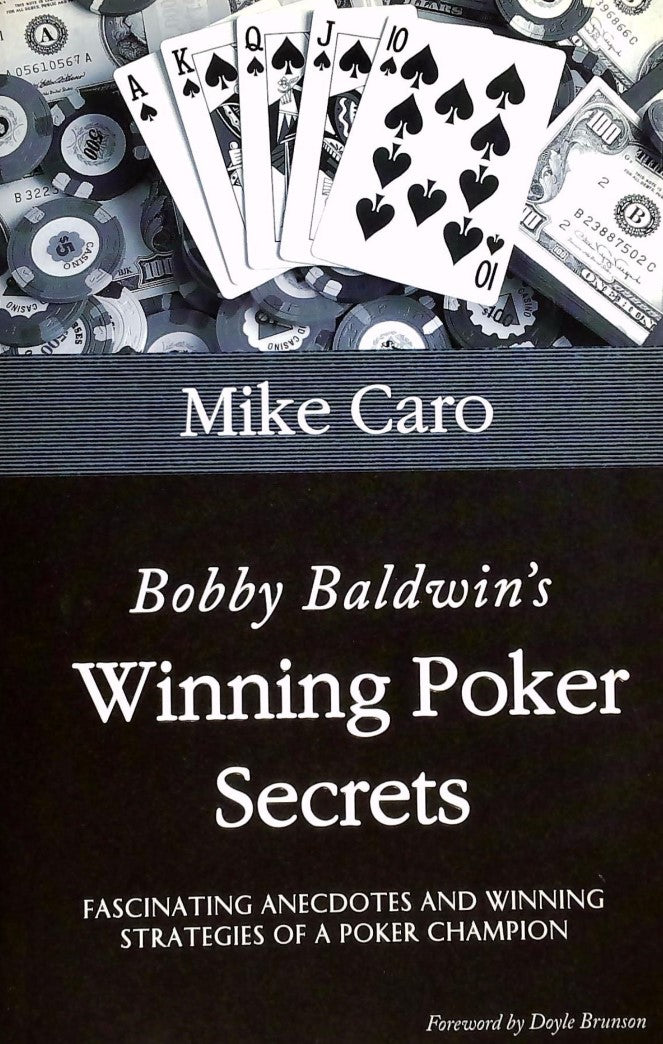 Livre Winning Poker Secrets - Boddy Baldwin's (Livre d'occasion) - ISBN 1580421296