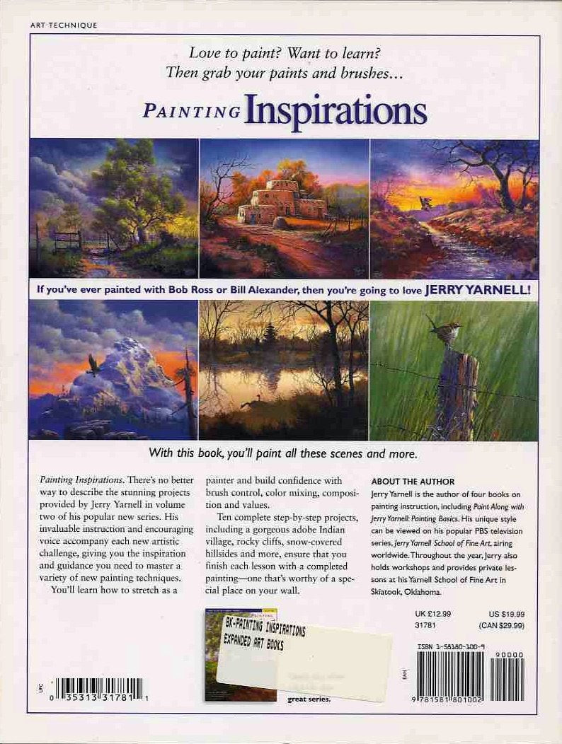Livre Paint Along with Jerry Yarnell Volume Two - Painting Inspirations - Jerry Yarnell (Livre d'...