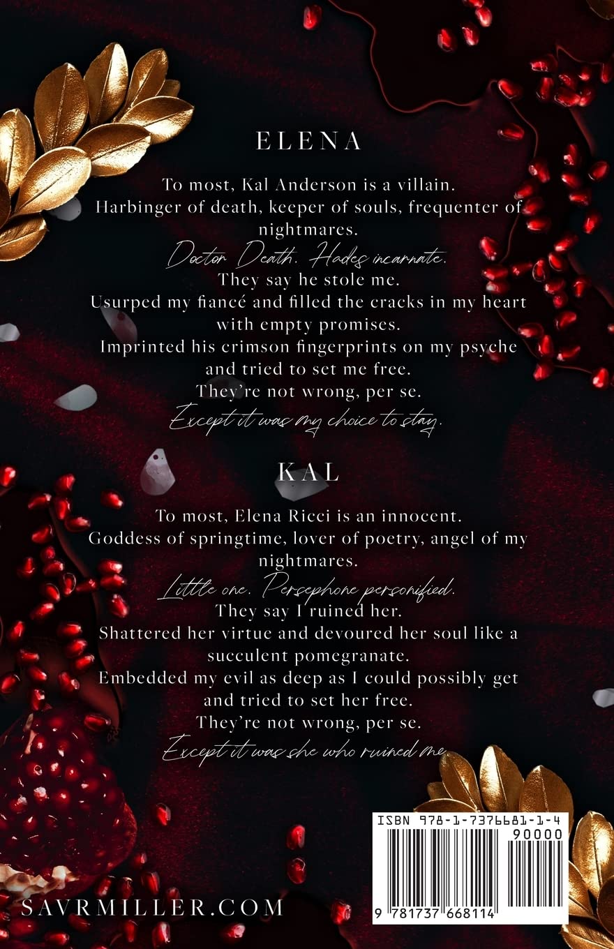 Livre Promises and Pomegranates: A Dark Contemporary Romance - Sav R. Miller (Livre d'occasion) -...
