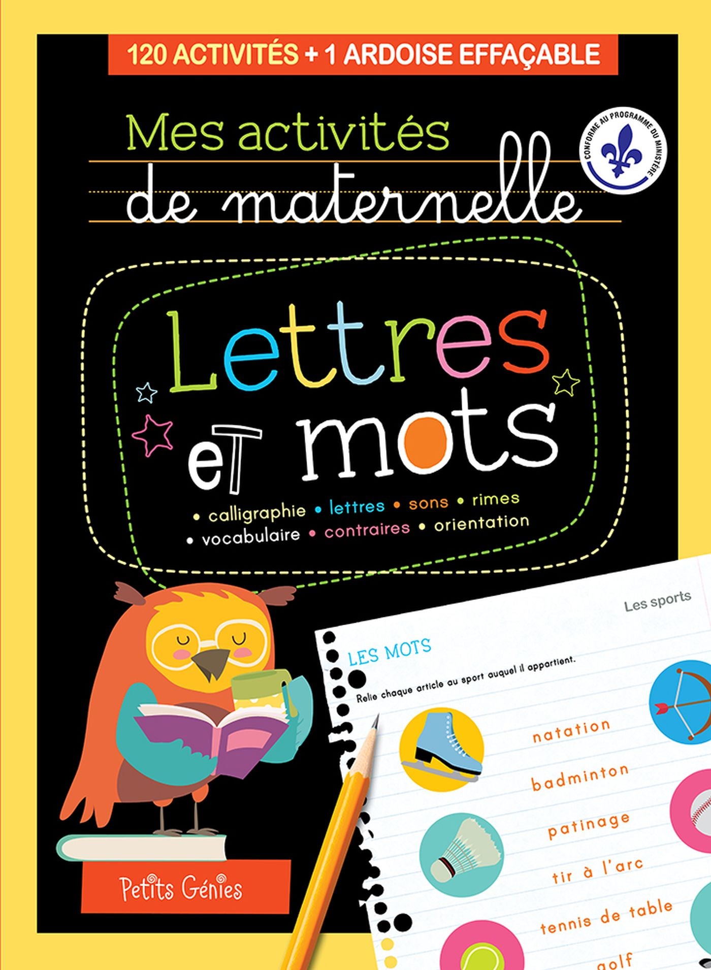 Livre Mes activités de maternelle : Lettres et mots - Claire Chabot (Livre d'occasion)