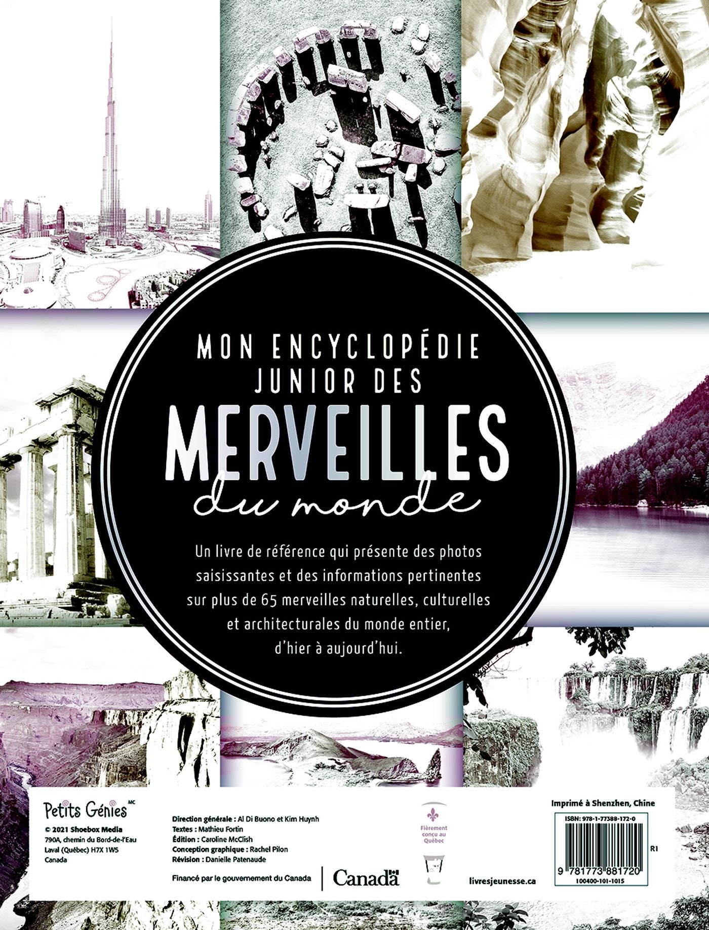 Livre Mon encyclopédie junior des merveilles du monde : Les trésor de la planète à la portée de t...