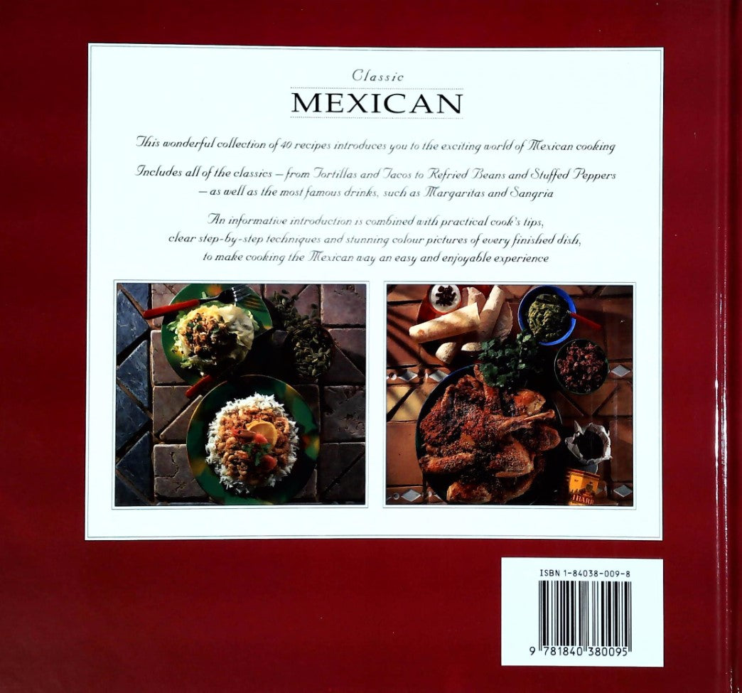Livre Classic Mexican Cooking - Elizabeth Lambert Ortiz (Livre d'occasion) - ISBN 1840380098