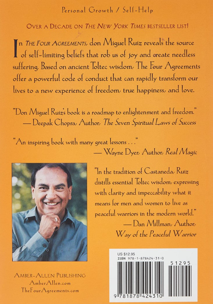 Livre The Four Agreements: A Practical Guide to Personal Freedom - Don Miguel Ruiz (Livre d'occas...