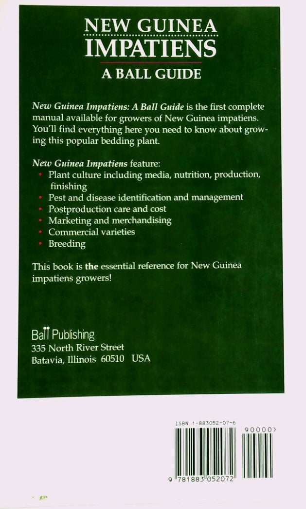 Livre New Guinea Impatiens: A Ball Guide - Warren Banner (Livre d'occasion) - ISBN 1883052076