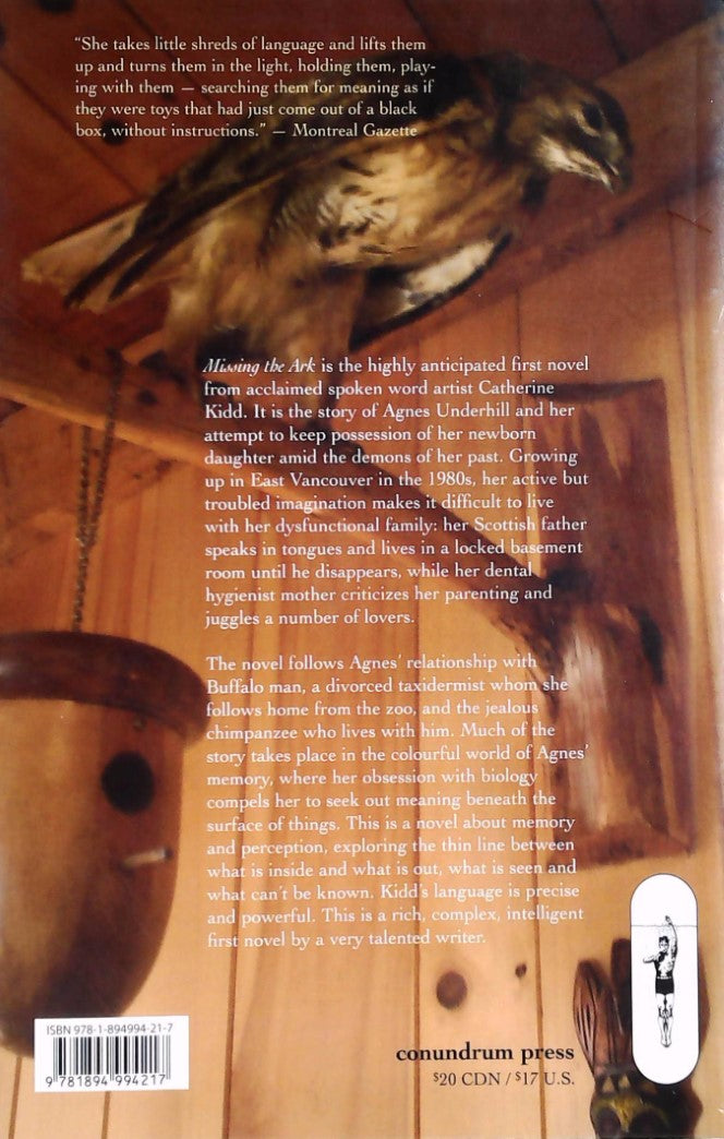 Livre Missing the Ark - Catherine Kidd (Livre d'occasion) - ISBN 1894994213