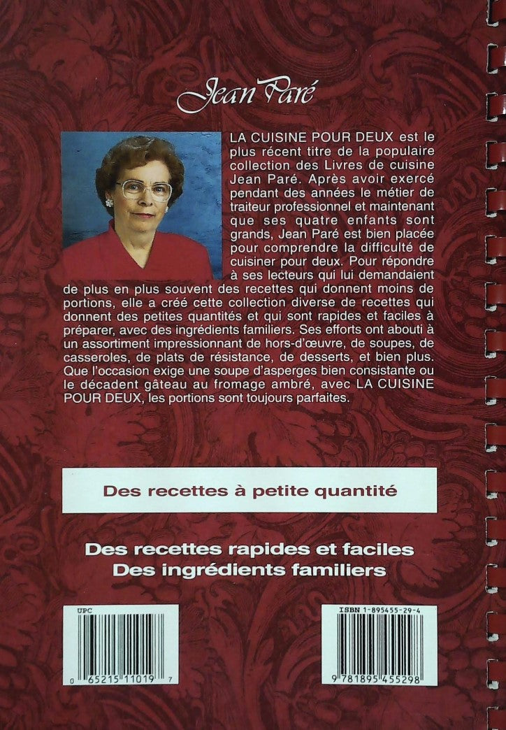 La cuisine pour deux (Jean Paré)