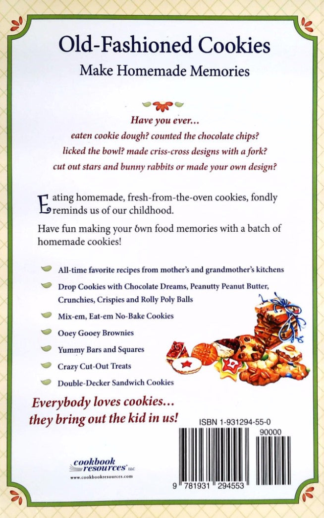 Livre Old-Fashioned Cookies - Cookbook Resources (Livre neuf) - ISBN 1931294550