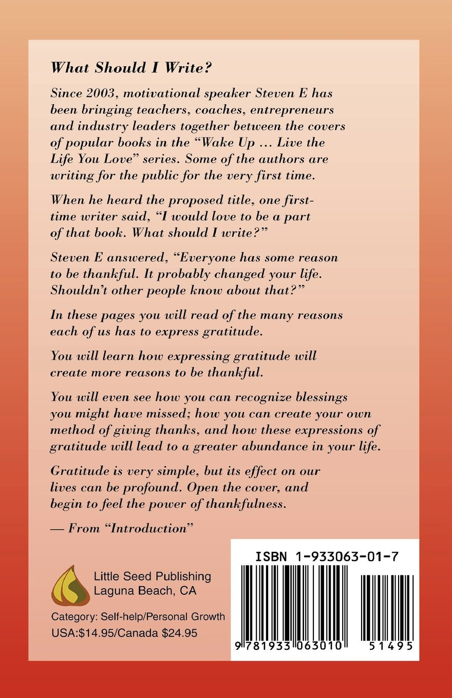 Livre Giving Gratitude - Steven E. (Livre d'occasion) - ISBN 1933063017