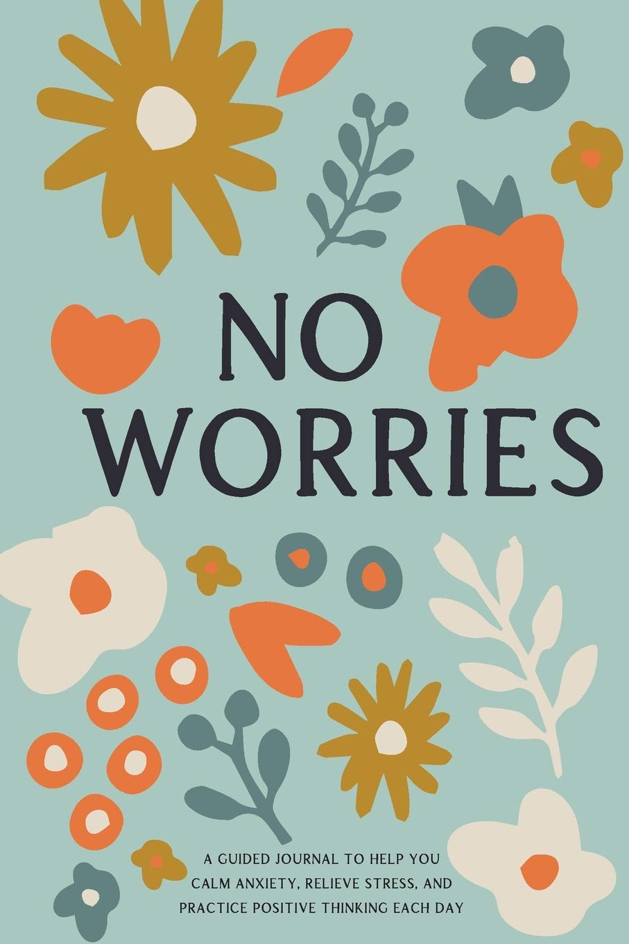 Livre No Worries: A Guided Journal to Help You Calm Anxiety, Relieve Stress, and Practice Positiv...