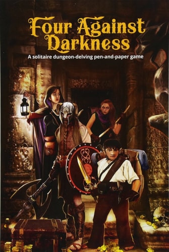 Livre Four Against Darkness : A Solitaire Dungeon-Delving Pen-And-Paper Game (Andrea Sfiligoi)...