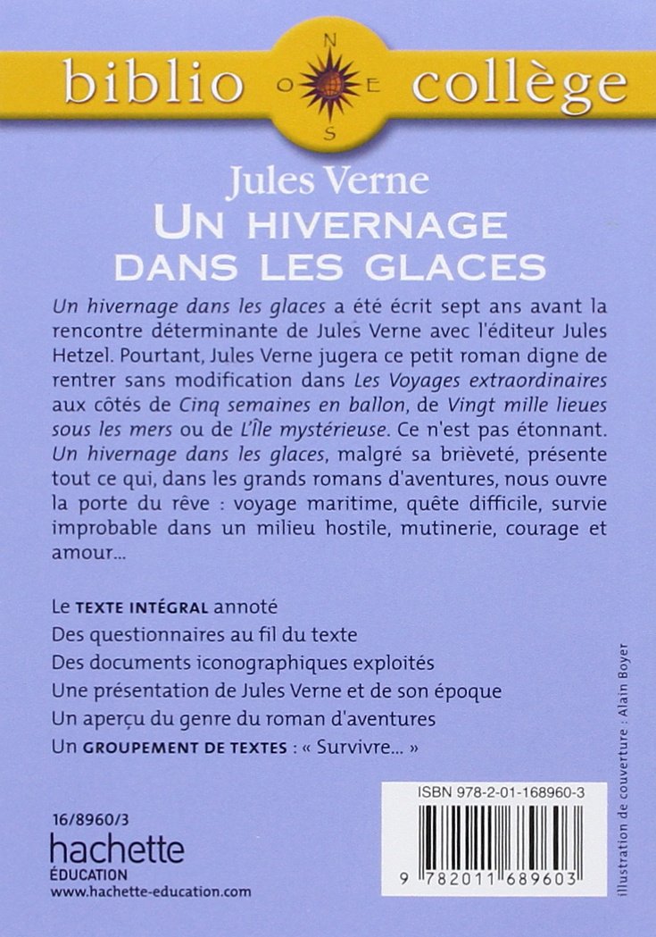 Livre Un hivernage dans les glaces - Jules Verne (Livre d'occasion) - ISBN 2011689600