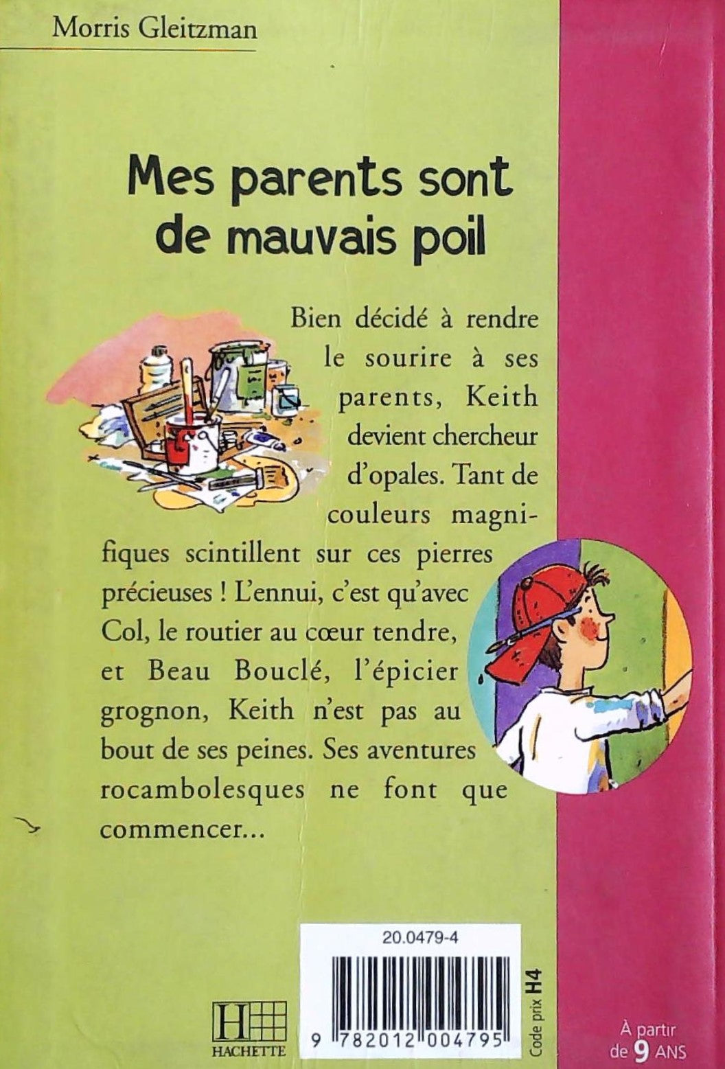Livre Mes parents sont de mauvais poil - Morris Gleitzman (Livre d'occasion) - ISBN 2012004792