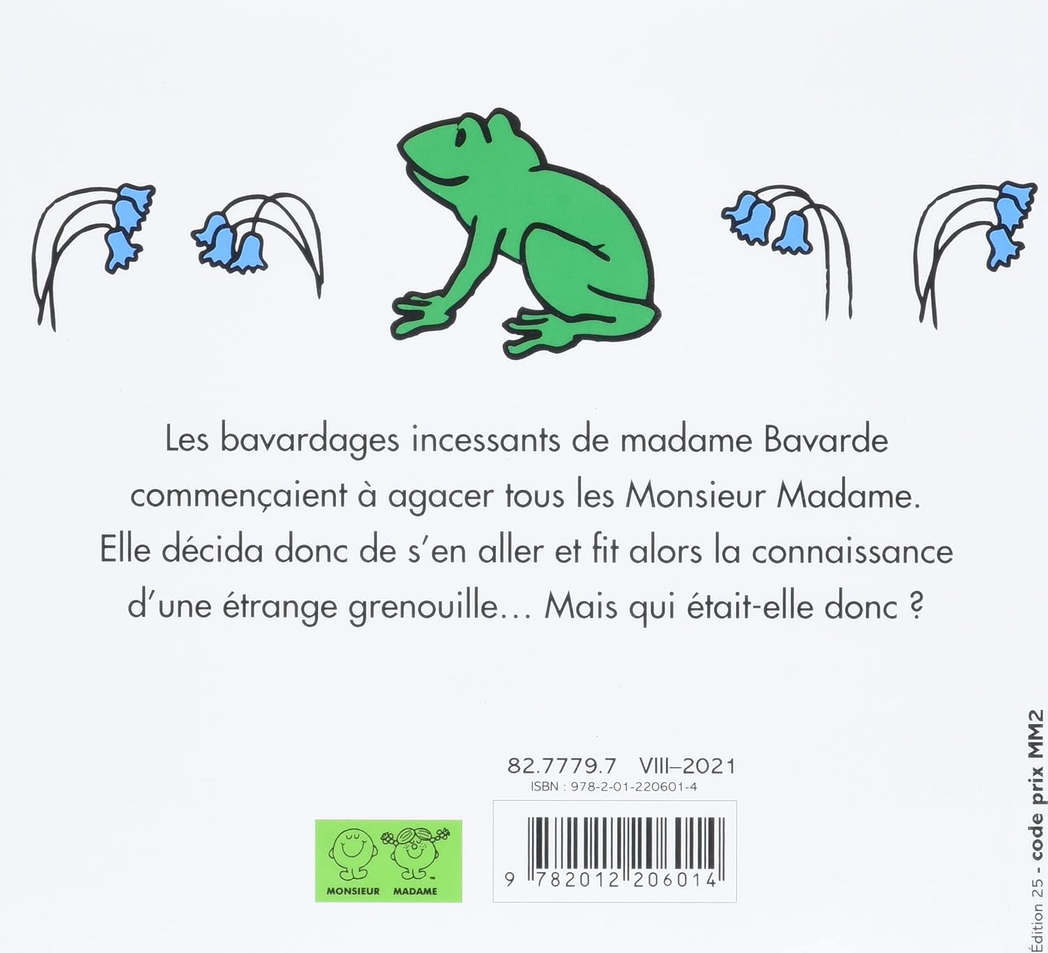 Livre Mme Bavarde et la grenouille - Roger Hargreaves (Livre d'occasion) - ISBN 2012206018