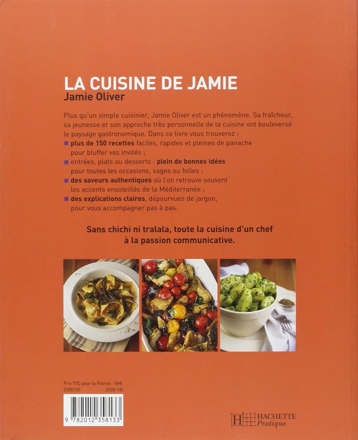 Livre La cuisine de Jamie - Jamie Oliver (Livre d'occasion) - ISBN 2012358136