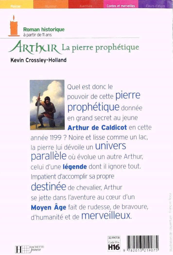 Livre La pierre prophétique - Kevin Crossley-Holland (Livre d'occasion) - ISBN 2013219075
