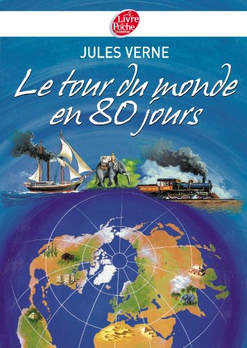 Livre Le tour du monde en 80 jours - Jules Verne (Livre d'occasion) - ISBN 201322544X