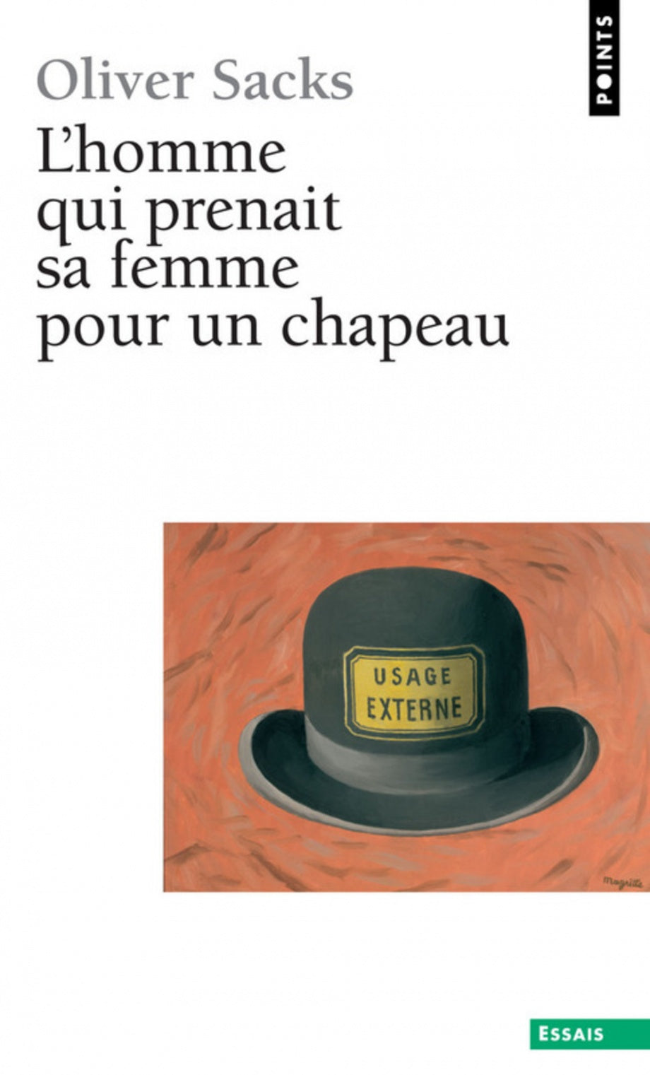 Livre L'homme qui prenait sa femme pour un chapeau - Oliver Sacks (Livre d'occasion) - ISBN 20201...