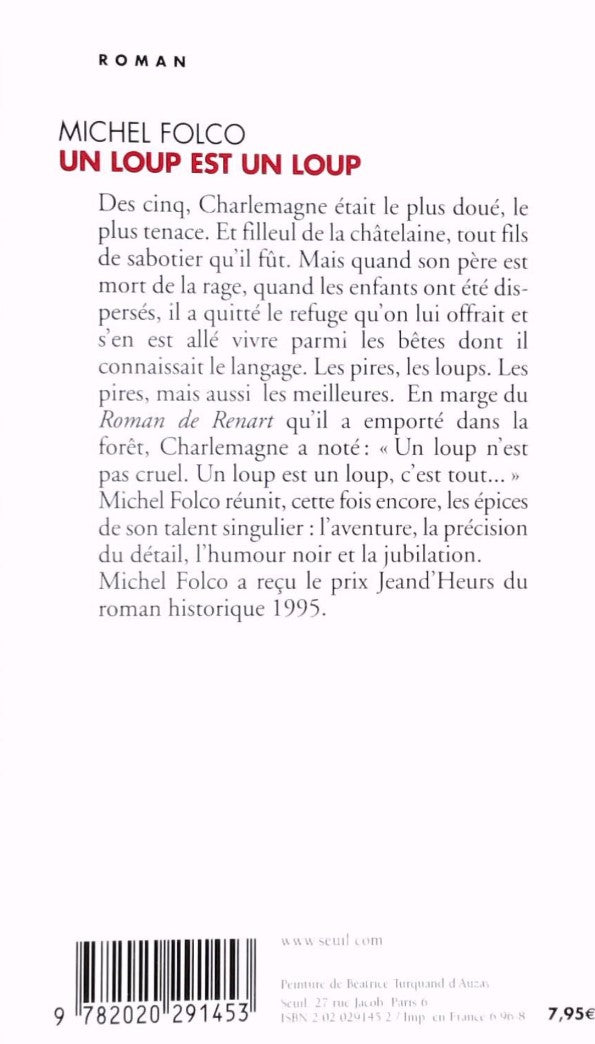 Livre Un loup est un loup - Michel Folco (Livre d'occasion) - ISBN 2020291452