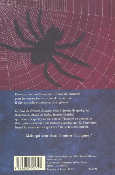 Livre La fille du directeur de cirque - Jostein Gaarder (Livre d'occasion) - ISBN 2020556057