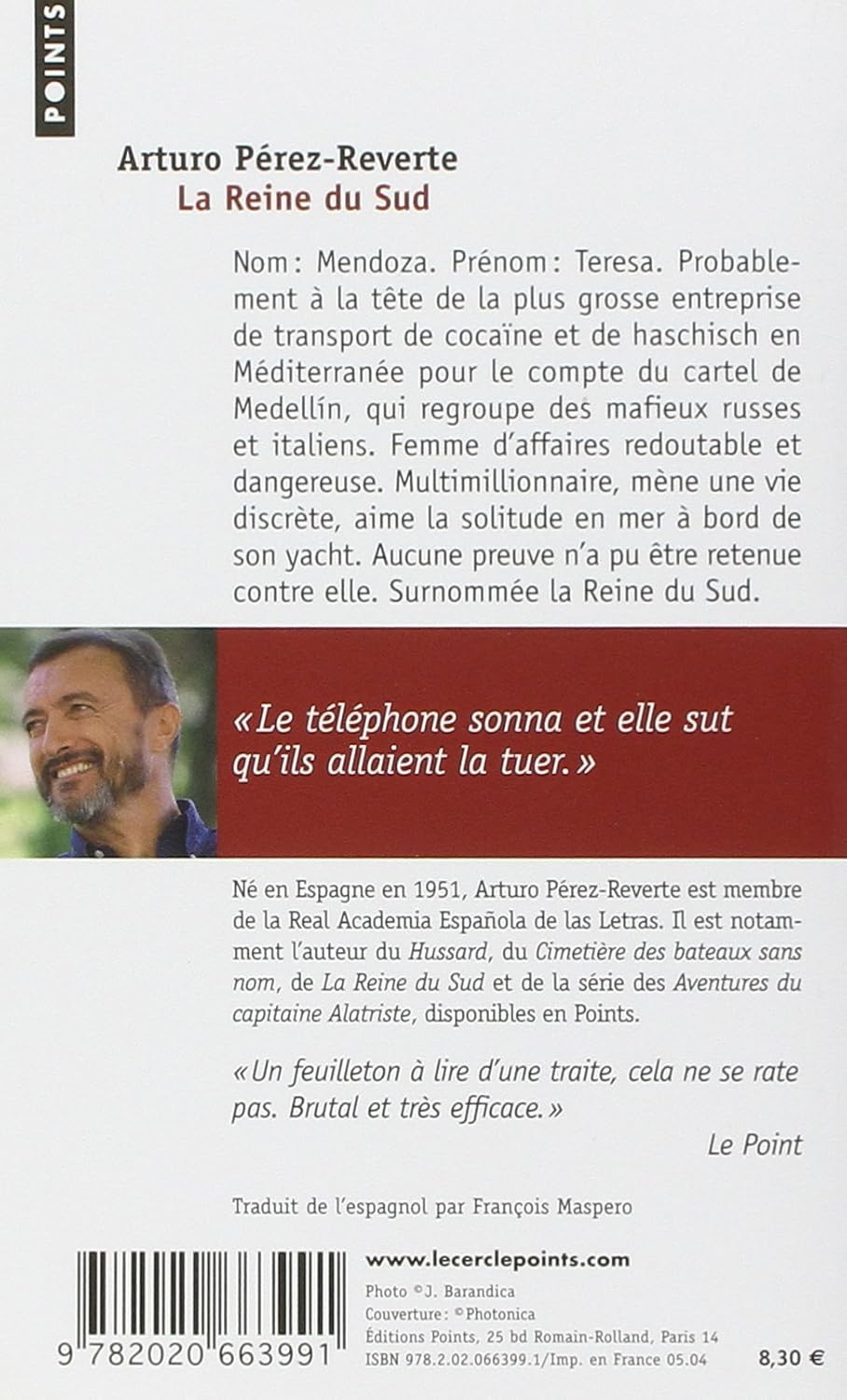 Livre La reine du sud - Arthuro Pérez-Reverte (Livre d'occasion) - ISBN 2020663996